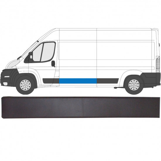 FIAT DUCATO 2006- SIDE MOULDING PANEL / RIGHT = LEFT