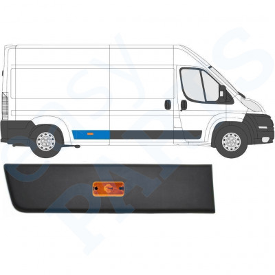 FIAT DUCATO 2006- REAR MOULDING TRIM PANEL WITH LAMP / RIGHT