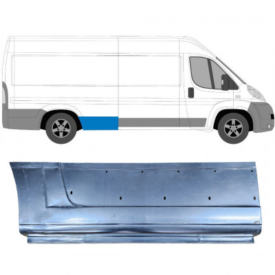 FIAT DUCATO 2006- REAR WING REPAIR PANEL / RIGHT