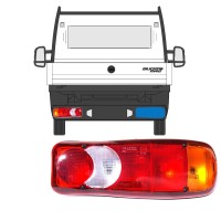 Rear light for Citroen Jumper 2014-2018 / Right 15344
