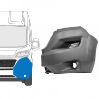 Front bumper with hole for Fiat Ducato 2014-2018 / Left 9040