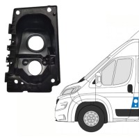 Fuel filler flap housing for Fiat Ducato 2014-2018 / Left 15135