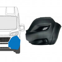 Front bumper corner with side trim for Fiat Ducato 2018- / Left 9047