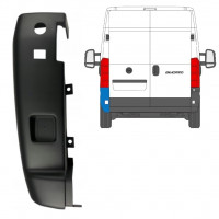 Rear bumper corner 180 degrees for Fiat Ducato 2018- / Left 8432