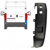 Rear bumper corner 180 degrees for Fiat Ducato 2018- / Right 8431