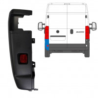 Rear bumper corner 270 degrees for Fiat Ducato 2018- / Left 7718