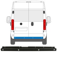 Rear bumper with PDC for Peugeot Boxer 2018- 15437
