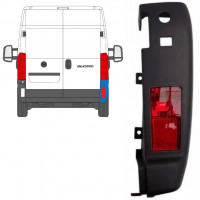 Rear bumper corner with lamp for Fiat Ducato 2018- / Right 10109