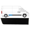 Rear wing side trim