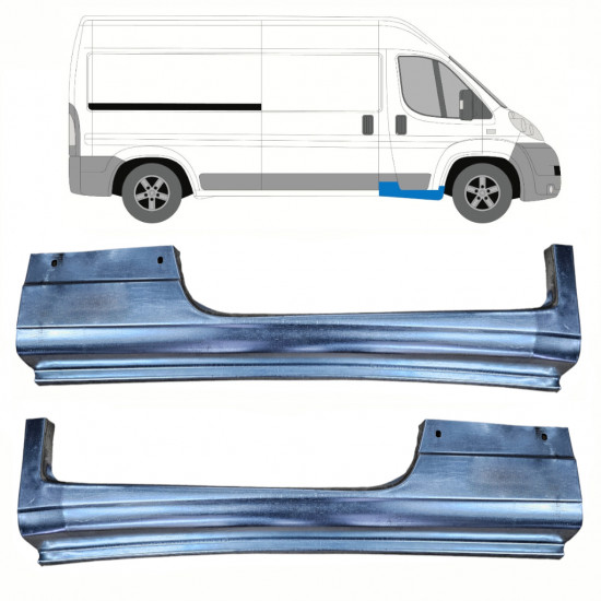 Front door sill repair panel for Peugeot Boxer 2006-2025 / Left / Right / Left+Right / Set 13377