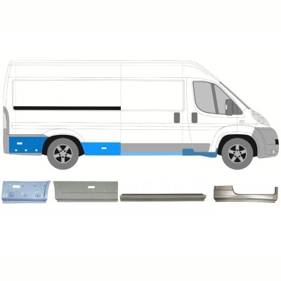 Repair panel set for Fiat Ducato 2006-2026 / Right / 16801