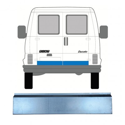 Outer rear door repair panel for Fiat Ducato / C25 / J5 1981-1994 / Left = Right (symmetrical) 7756