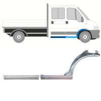 Sill and front wing repair panel for Fiat Ducato Boxer Relay Jumper 1994-2006 / Right / Double cab / Set 9903