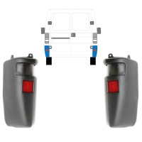 Rear bumper corner for Fiat Ducato 1994-2002 / Left+Right / Set 10423