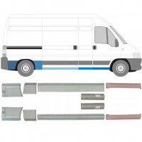 Repair panel set for Fiat Ducato Boxer Relay 1994-  /  5757