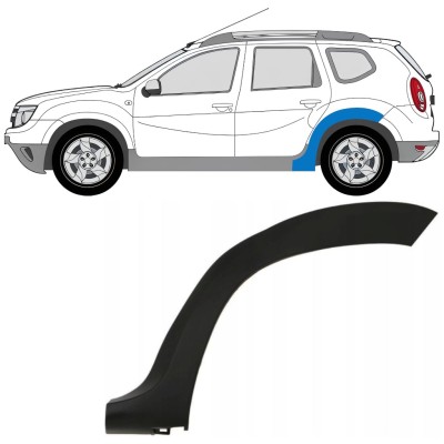 Rear wing side trim for Dacia Duster 2010-2017 / Left 16020