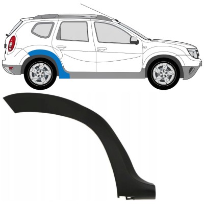 Rear wing side trim for Dacia Duster 2010-2017 / Right 16019