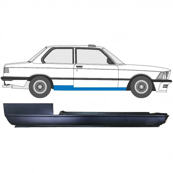 Full sill repair panel for BMW 3 E21 1975-1984 / Right 6409