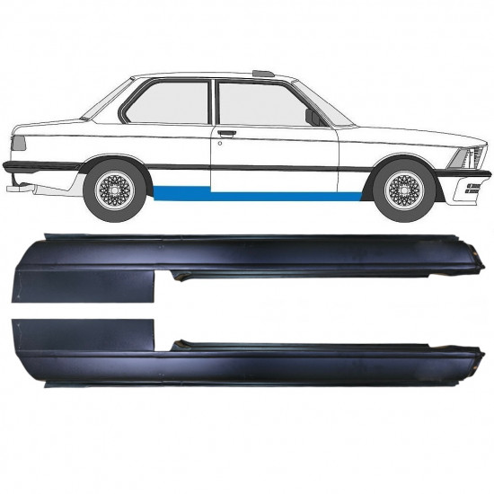 Full sill repair panel for BMW 3 E21 1975-1984 / Left+Right / Set 6408