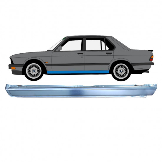 Sill repair panel for BMW 5 E28 1981-1987 / Left 7625