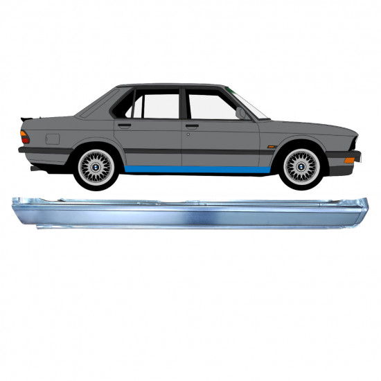 Sill repair panel for BMW 5 E28 1981-1987 / Right 7624