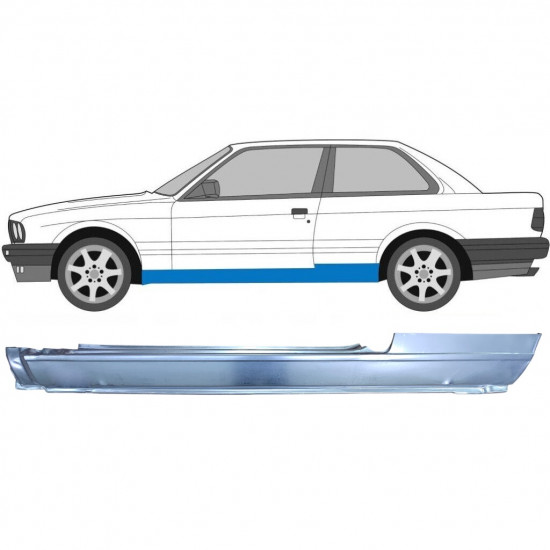 BMW 3 E30 1982-1994 2 DOOR FULL SILL REPAIR PANEL / LEFT