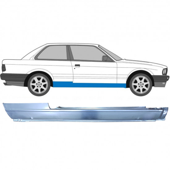 BMW 3 E30 1982-1994 2 DOOR FULL SILL REPAIR PANEL / RIGHT