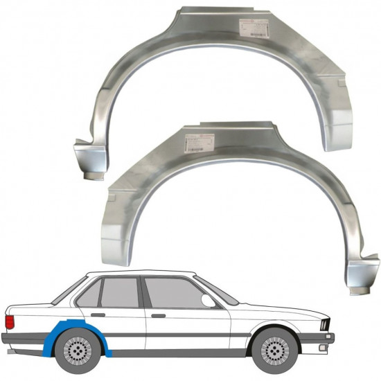 BMW 3 E30 1982-1987 4 DOOR REAR WHEEL ARCH / PAIR