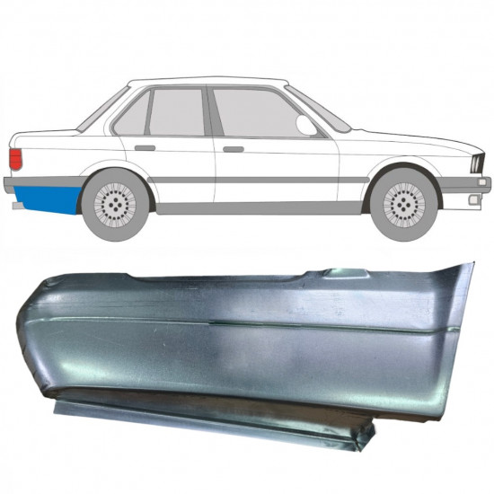 BMW 3 E30 1982-1987 2/4 DOOR REAR WING REPAIR PANEL / RIGHT