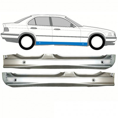 BMW 3 E36 1990-2000 FULL SILL REPAIR PANEL 1MM STEEL / SET