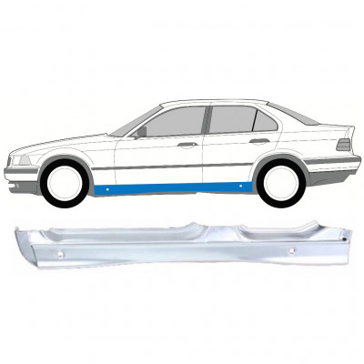 BMW 3 E36 1990-2000 FULL SILL REPAIR PANEL / LEFT