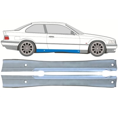 Full sill repair panel for BMW 3 E36 1990-2000 / Left+Right / COUPE / Set 16067