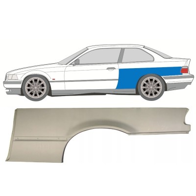 Rear wing repair panel for BMW 3 E36 1990-2000 / Left / COUPE 16384