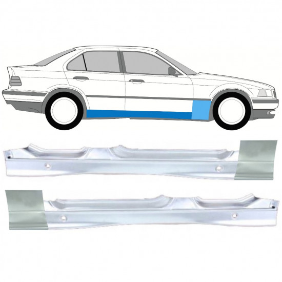 BMW 3 E36 1990-2000 FRONT WING PANEL + SILL REPAIR PANEL / SET / LEFT+RIGHT
