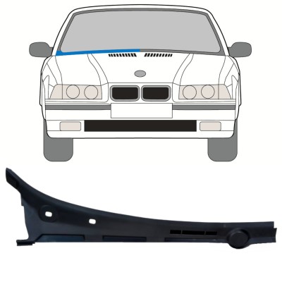 Windscreen Scuttle panel repair for BMW 3 E36 1990-2000 / Right / COMBI / SEDAN / COMPACT 16898