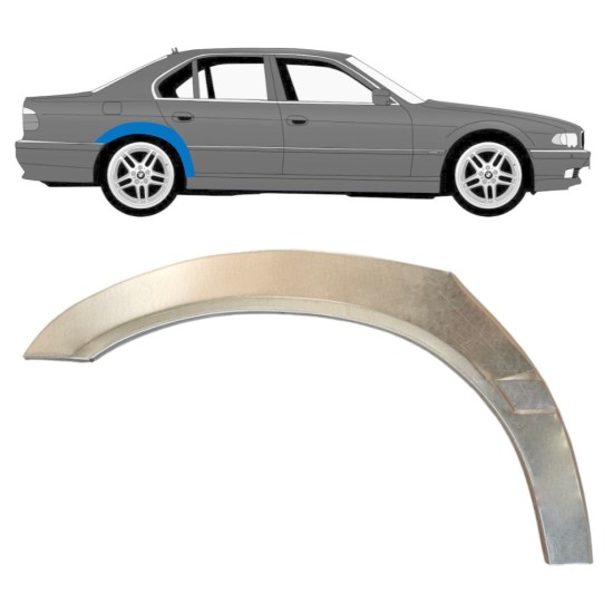 Rear wing repair panel for BMW 7 E38 1994-2001 / Right 14830