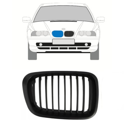 Grille for BMW 3 E46 1998-2006 / Right 16301