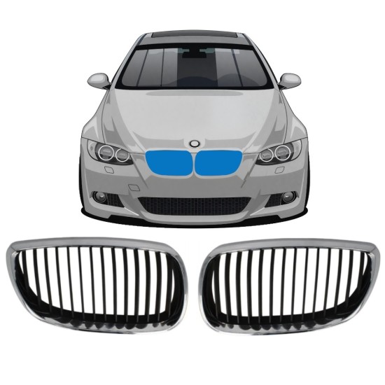 Grille for BMW 3 E92/E93 2006-2010 / Left+Right / Set 16312