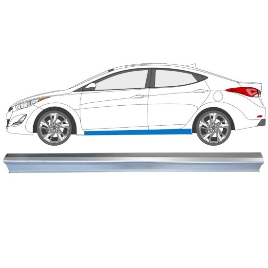 Sill repair panel