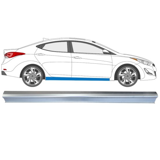 Sill repair panel
