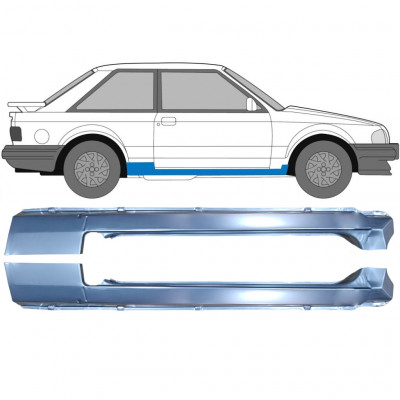 Full sill repair panel for Ford Escort 1980-1986 / Left+Right / Set 9503