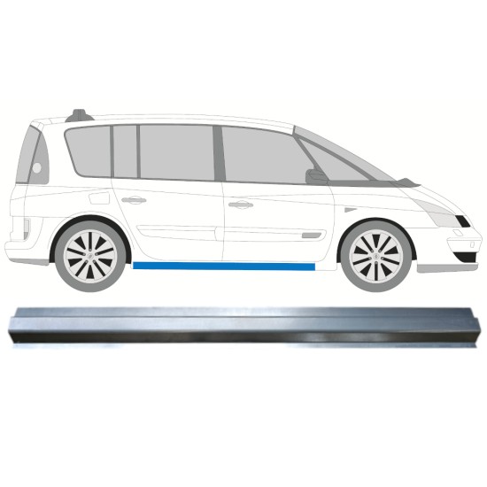 Lower sill repair panel for Renault Espace 2002-2015 / Left = Right (symmetrical) 14986