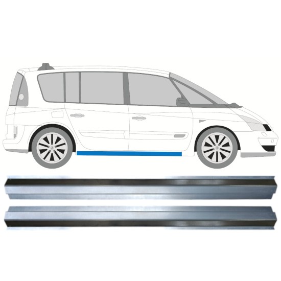 Lower sill repair panel for Renault Espace 2002-2015 / Left+Right / Set 14987