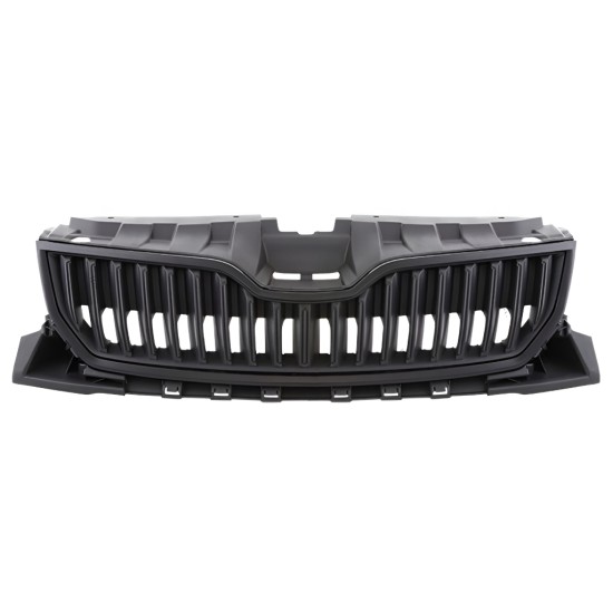 Black grille for Skoda Fabia 2014-2018 / Set 7544