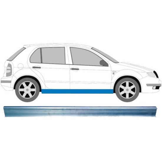 Sill repair panel for Skoda Fabia I 1999-2007 / Right 15731