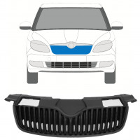 Black grille for Skoda Fabia 2007-2010 7524