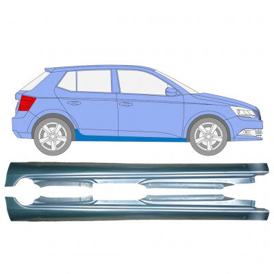 Full sill repair panel for Skoda Fabia 2014- / Left+Right / Set 9823