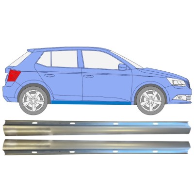 Lower sill repair panel for Skoda Fabia 2014- / Left+Right / Set 14817