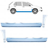 Sill and front wing repair panel for Skoda Fabia 1999-2007 11169