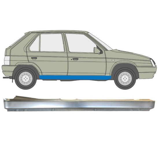 Full sill repair panel for Skoda Favorit 1989-1995 / Right 14879